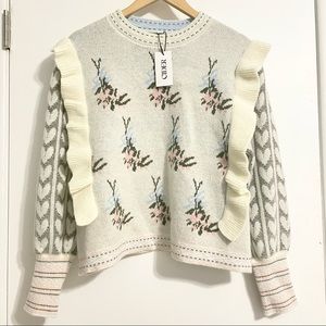 Dreamy ruffle sweater